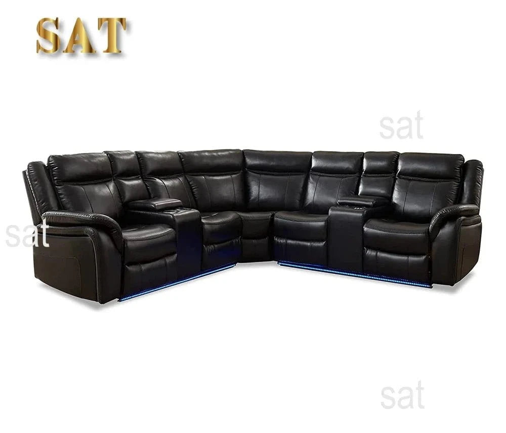 furniture Real Leather Recliner Sofa with Corner Newest and stylish Indoor Furniture - FastZen