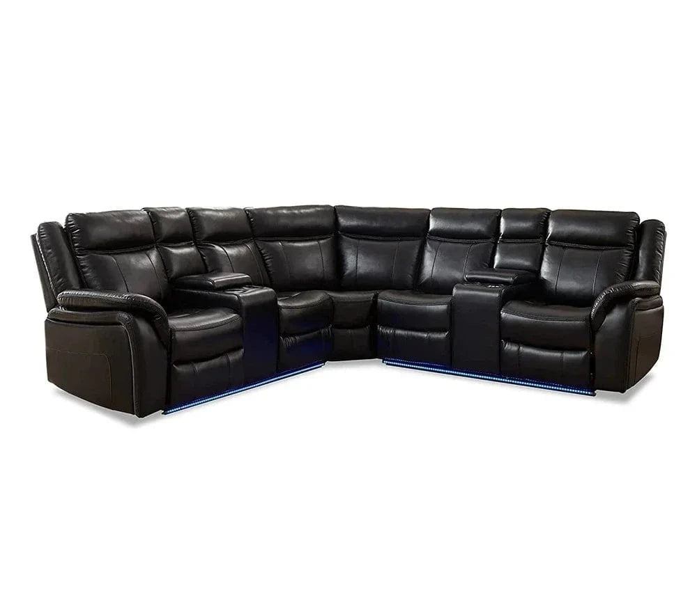 furniture Real Leather Recliner Sofa with Corner Newest and stylish Indoor Furniture - FastZen