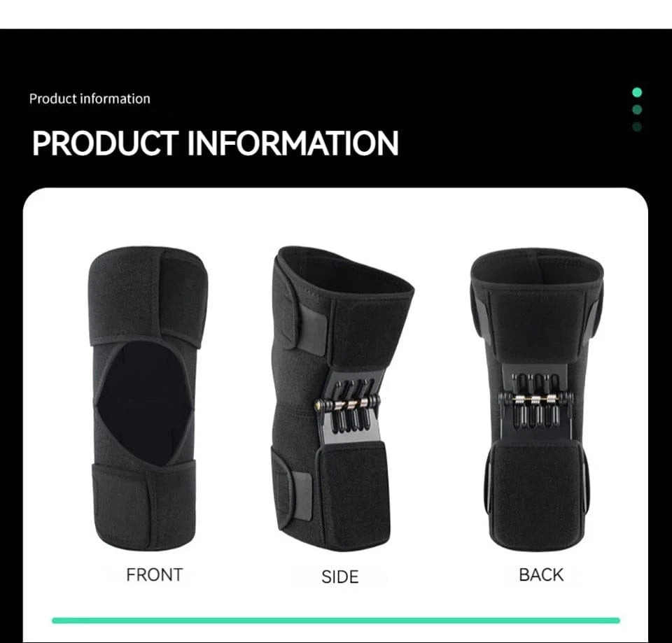 GOBYGO 1Pcs Adjustable Knee Booster Knee Brace For Patella Immobilization Squatting Knee Protector Outdoor Mountaineering Unisex - FastZen