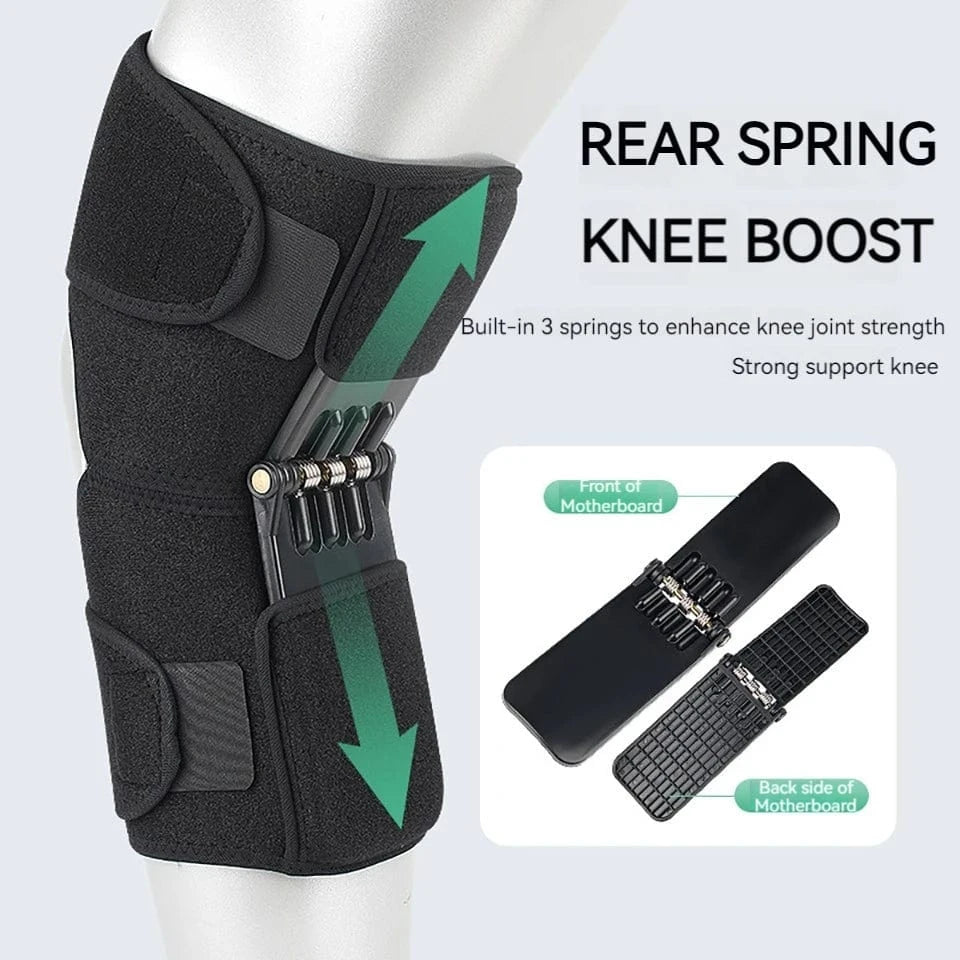 GOBYGO 1Pcs Adjustable Knee Booster Knee Brace For Patella Immobilization Squatting Knee Protector Outdoor Mountaineering Unisex - FastZen