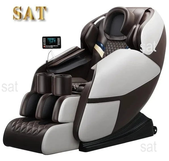 Heated Full Body Massage Chair – High - End Recliner with Foot Rollers & Deep Tissue Therapy - FastZen