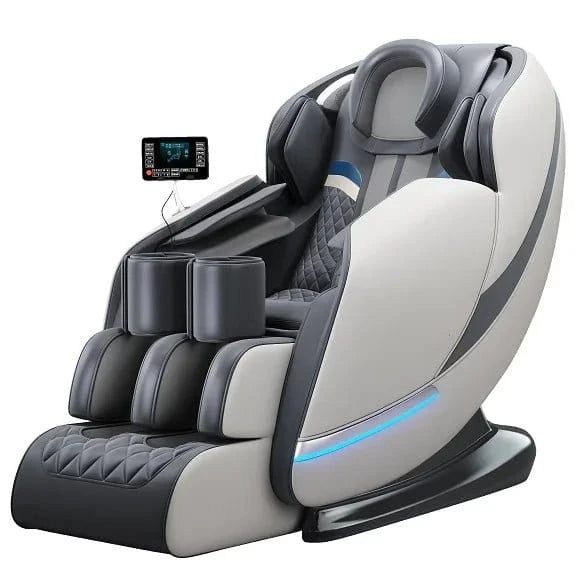Heated Full Body Massage Chair – High - End Recliner with Foot Rollers & Deep Tissue Therapy - FastZen