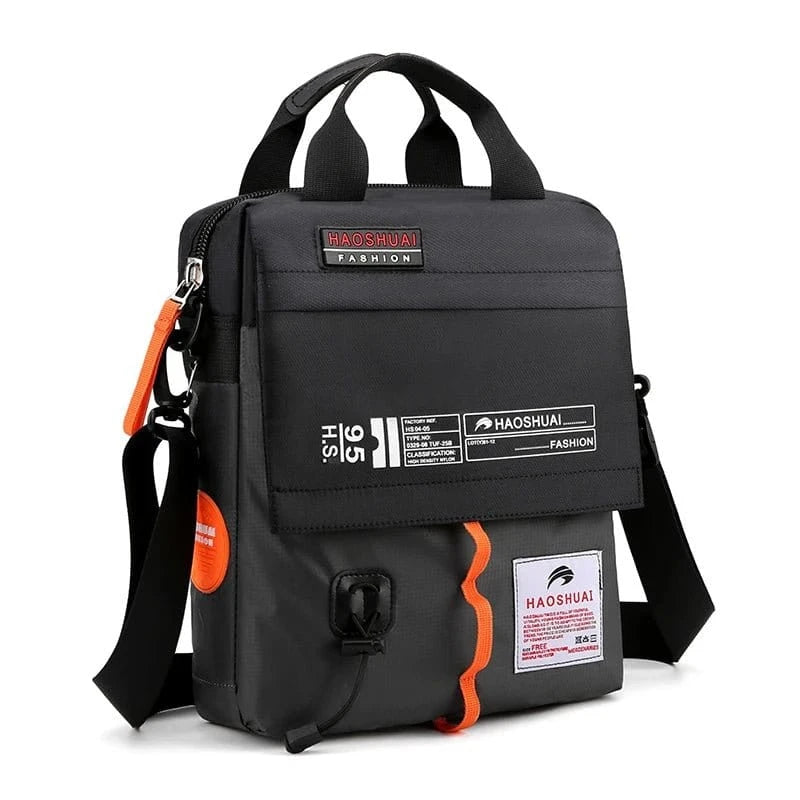 Large capacity crossbody bag, daily commuting shoulder bag, casual men's bag, multi - layer fashionable crossbody bag - FastZen