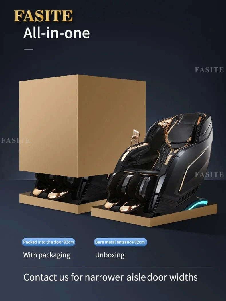 Luxury Gravity Massage Chair – Full Body Shiatsu Recliner with Touch Screen & Supercar Design - FastZen