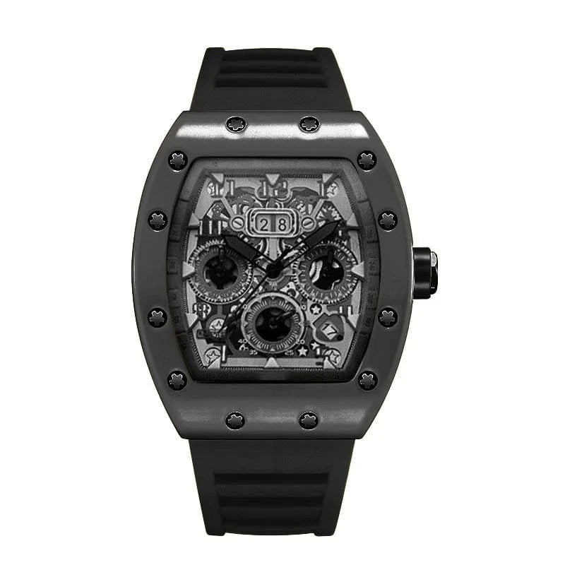 Luxury Hollow Design Men’s Quartz Wristwatch - FastZen