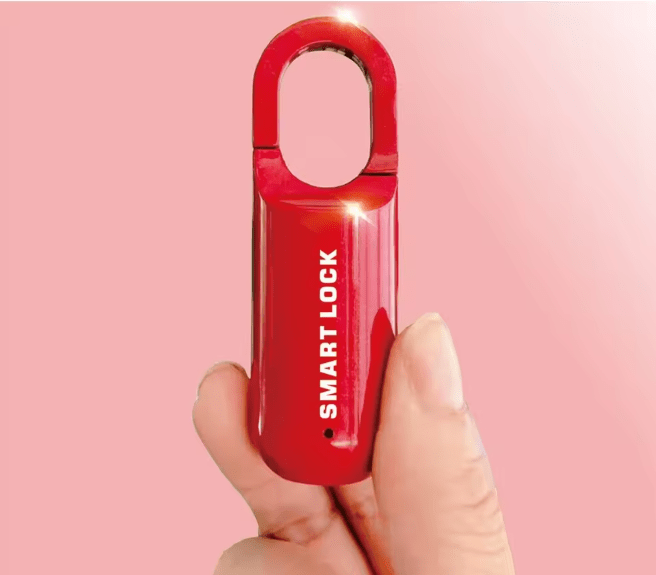 Mini Cadenas Biométrique à Empreinte Digitale – USB Rechargeable, IPX65 Étanche - FastZen