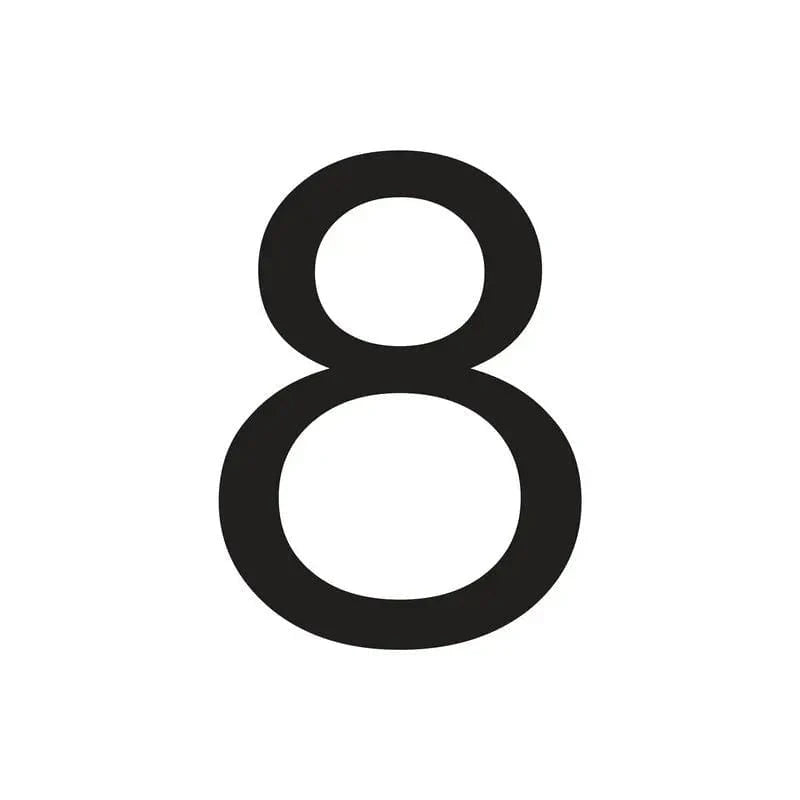 Modern Residential LED House Number Light – Waterproof Outdoor Illuminated Address Plaque for Home & Hotel - FastZen