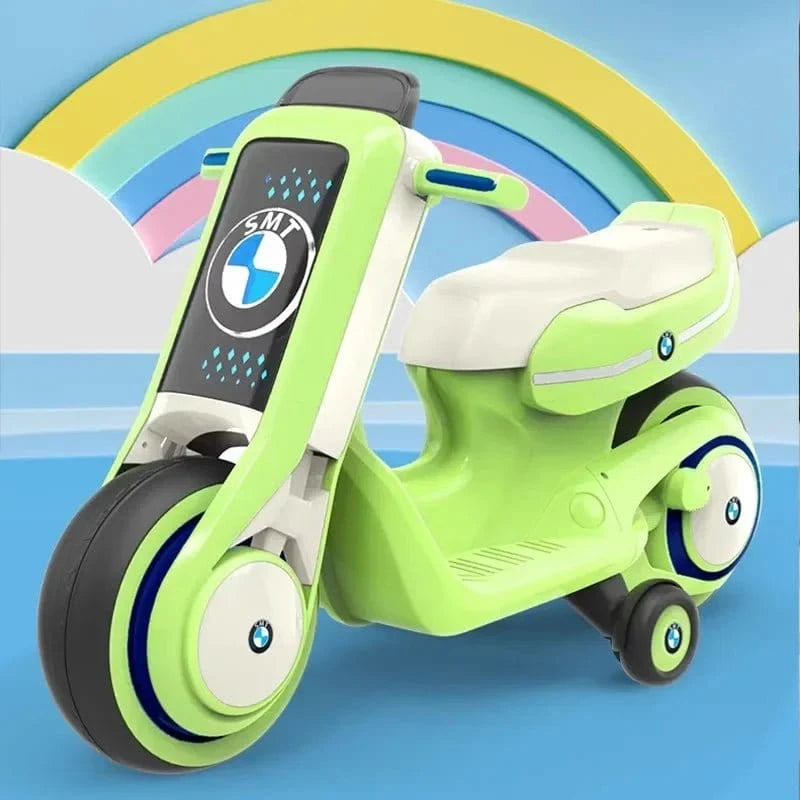 Moto Électrique Double Siège – Jouet à Batterie 2 Roues 3 - 6 Ans – Modèle Parent - Enfant, Charge Rapide - FastZen