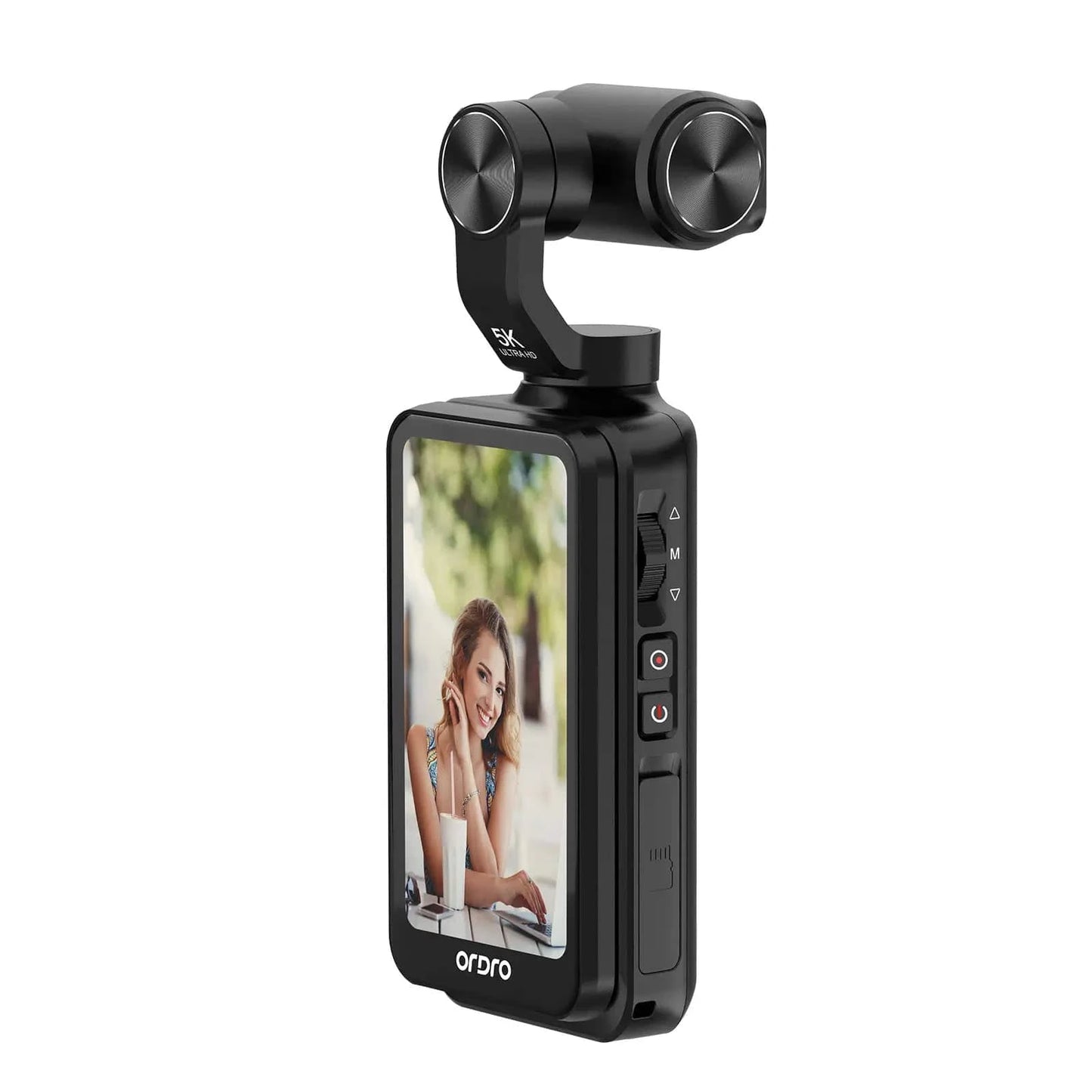 ORDRO M5 Action Camera 4k Handheld Pocket Digital Camcorder 3 - axis Gimbal Stabilization IR Night Vision Vlog Videos Camara - FastZen