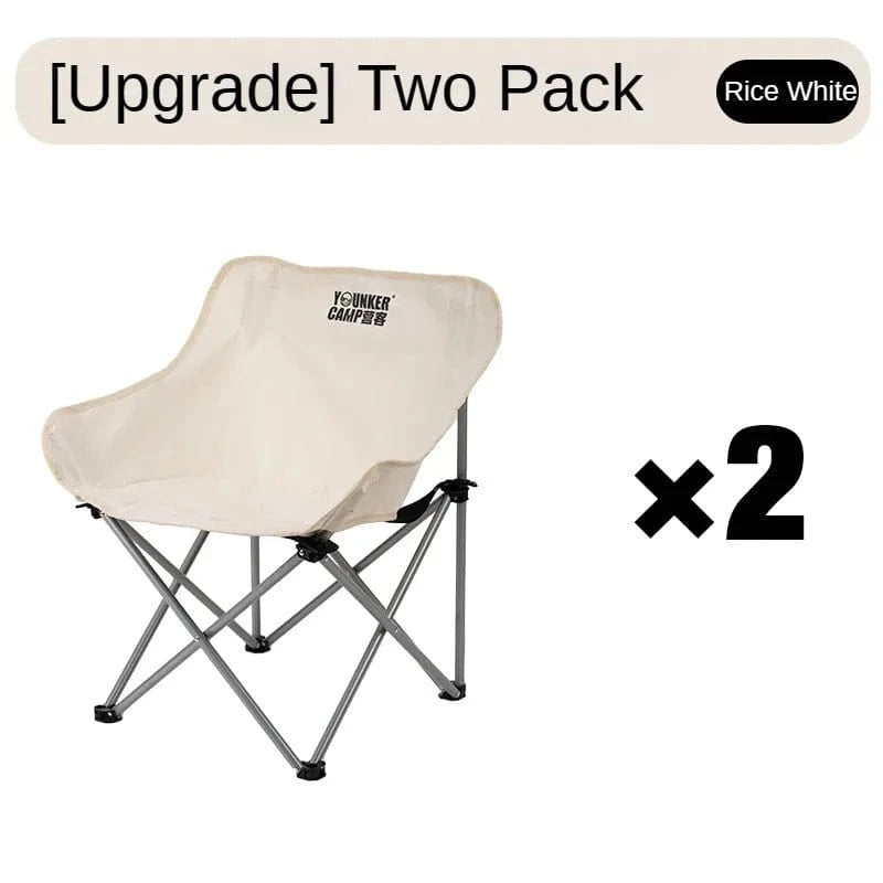 Outdoor Folding Moon Chair – Portable Camping & Picnic Seat - FastZen