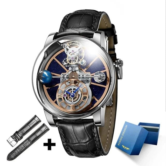PINDU Upgraded Version Pindu Russian Roulette Celestial Series Quartz Watch Men's Astronomical Casino Las Vegas Men's Watch - FastZen
