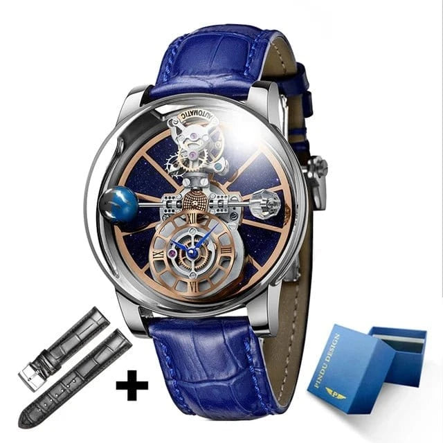 PINDU Upgraded Version Pindu Russian Roulette Celestial Series Quartz Watch Men's Astronomical Casino Las Vegas Men's Watch - FastZen