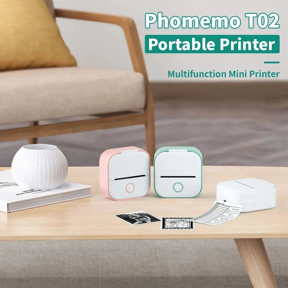 Portable Mini Thermal Printer Wirelessly – Imprimante Bluetooth Portable Sans Encre - FastZen