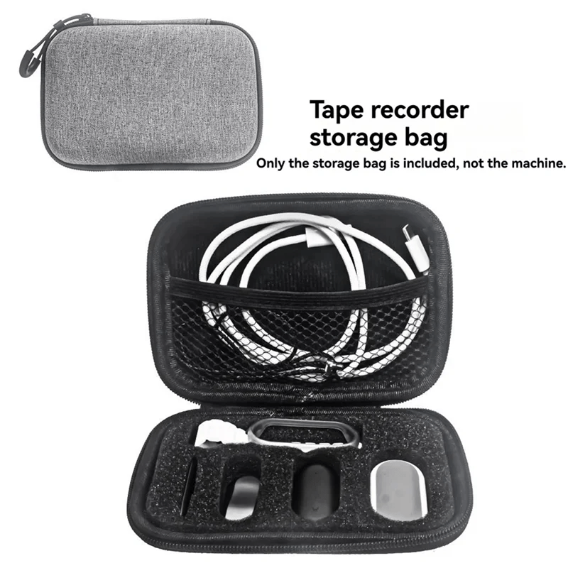 Protective Case for PLAUD NotePin AI Voice Recorder – With Magnetic Pin, Clip, Dock, Wristband & Cable - FastZen