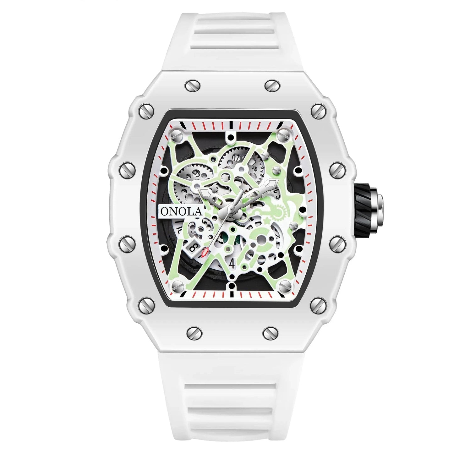 TOP Hot Selling Men Watch Fashion Brand ONOLA Quartz Silicone Tape Watches men Clock - FastZen