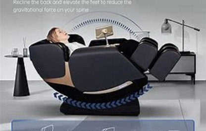 4D Luxury Massage Chair with Waist Heating – Full Body Zero Gravity SL-Track