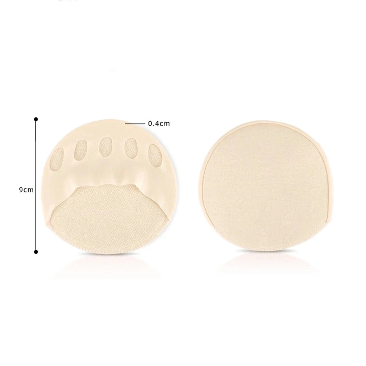 1 Pair Five - Toe Forefoot Pads for Women – High Heel Half Insoles & Foot Care Inserts Description: - FastZen