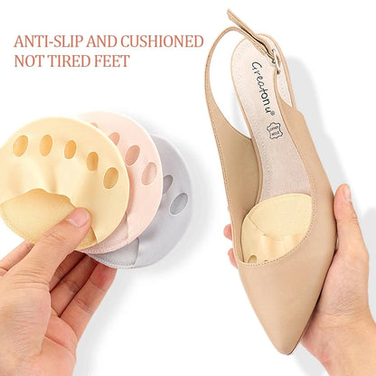 1 Pair Five - Toe Forefoot Pads for Women – High Heel Half Insoles & Foot Care Inserts Description: - FastZen