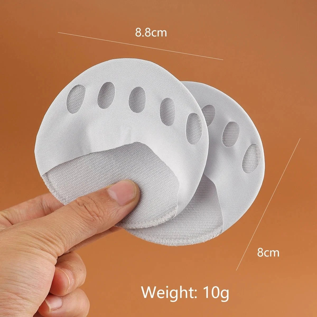 1 Pair Five - Toe Forefoot Pads for Women – High Heel Half Insoles & Foot Care Inserts Description: - FastZen