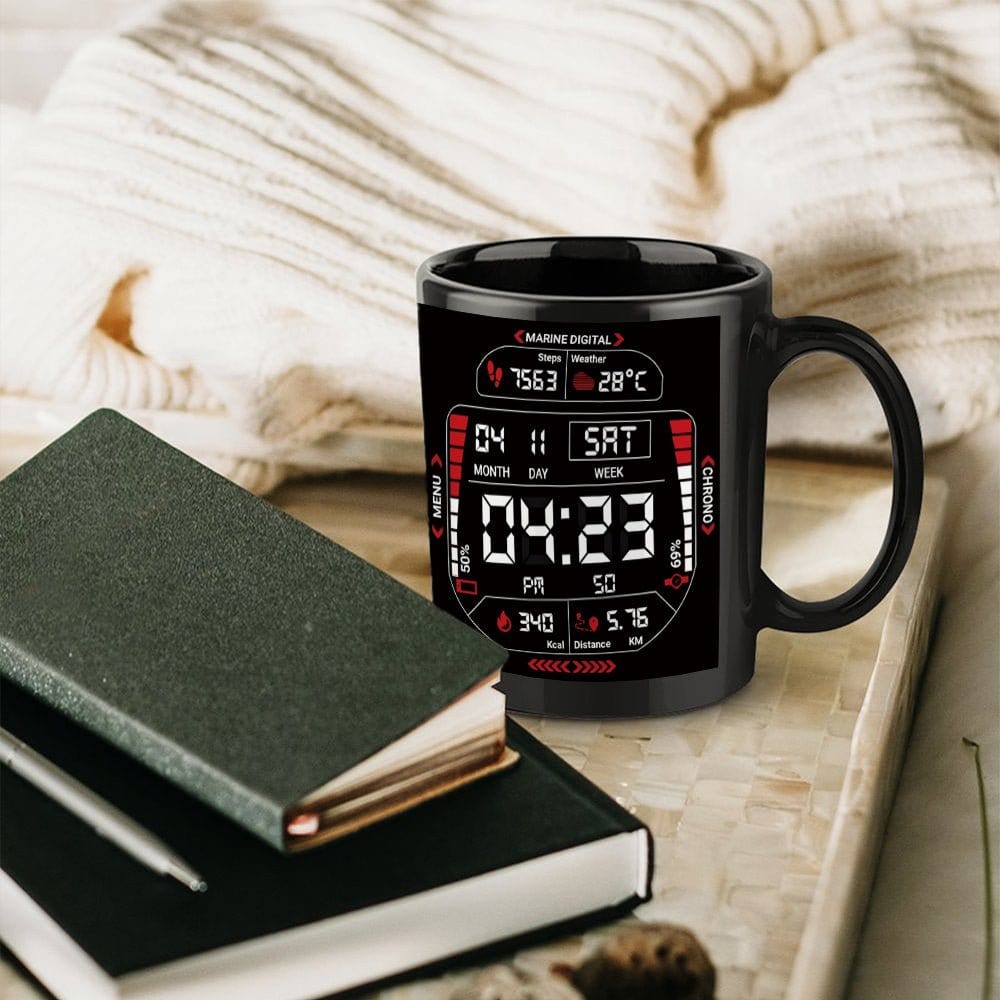 11oz Ceramic Coffee Cup – Travel - Friendly Mug for Coffee & Tea Lovers - FastZen