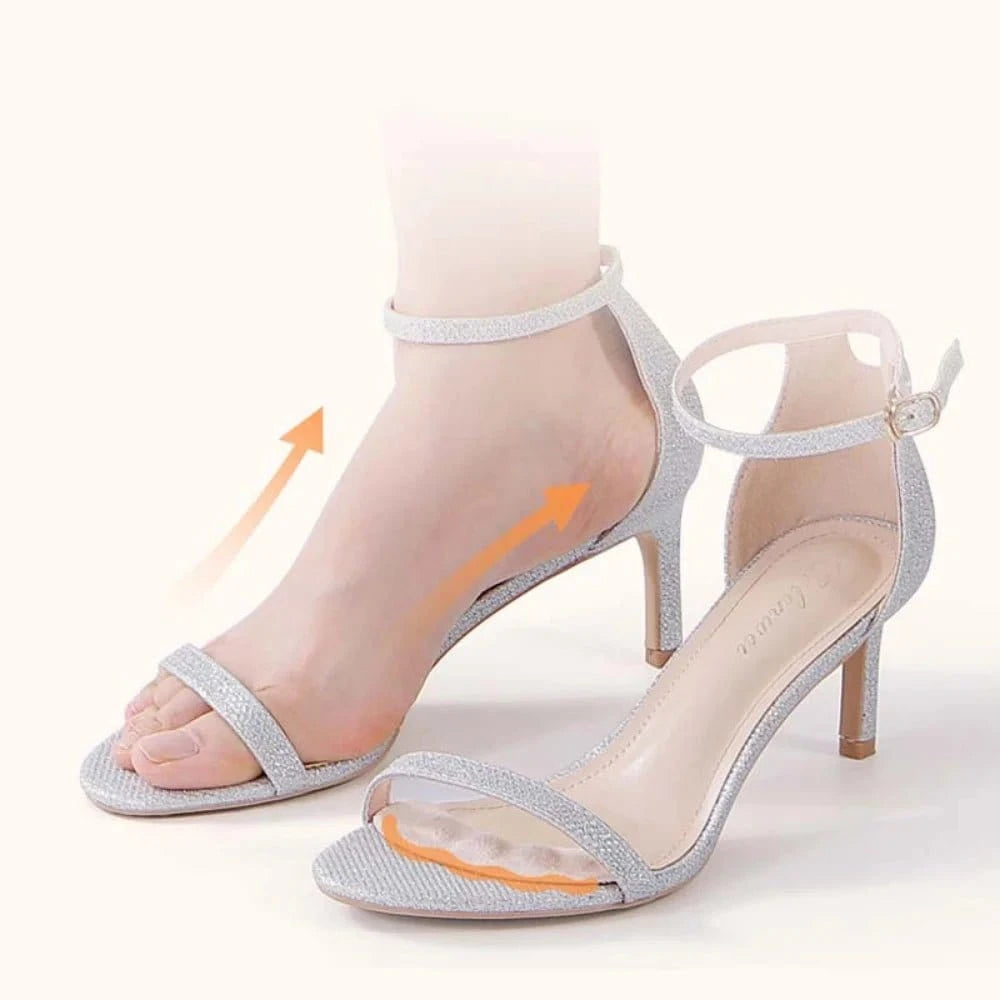1/2Pair Silicone Pads Forefoot for Women's Shoes Non - slip Insert Self - adhesive Heel Gel Insoles Heels Sandals Anti - Slip Foot Pad - FastZen