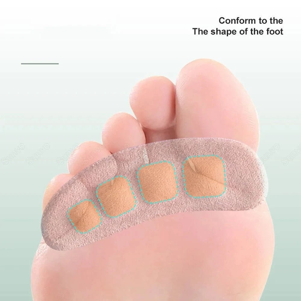 1/2Pair Silicone Pads Forefoot for Women's Shoes Non - slip Insert Self - adhesive Heel Gel Insoles Heels Sandals Anti - Slip Foot Pad - FastZen