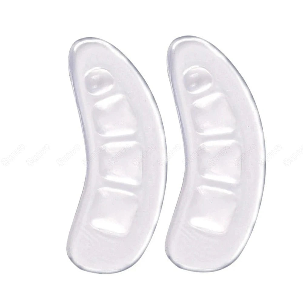 1/2Pair Silicone Pads Forefoot for Women's Shoes Non - slip Insert Self - adhesive Heel Gel Insoles Heels Sandals Anti - Slip Foot Pad - FastZen