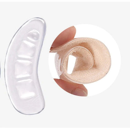 1/2Pair Silicone Pads Forefoot for Women's Shoes Non - slip Insert Self - adhesive Heel Gel Insoles Heels Sandals Anti - Slip Foot Pad - FastZen
