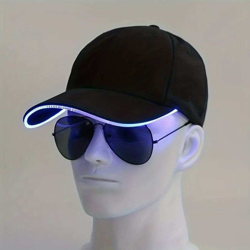 1PC LED Illuminated Duckbill Hat, Creative And Fashionable Outdoor Sunshade Hat For Bar, Party, And Holiday Decoration, Ideal choice for Gifts - FastZen