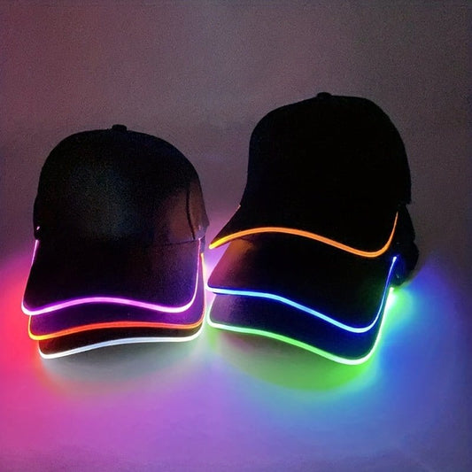 1PC LED Illuminated Duckbill Hat, Creative And Fashionable Outdoor Sunshade Hat For Bar, Party, And Holiday Decoration, Ideal choice for Gifts - FastZen
