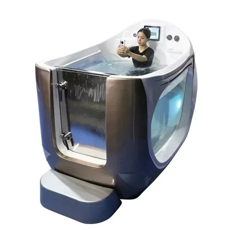 2025 Luxury Single Swim Spa BG - 9960 with Underwater - Cheap And high quality Freestanding Whirlpool Massage - FastZen