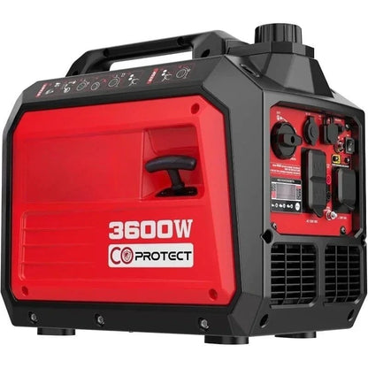 3600W Portable Inverter Generator – Quiet, RV - Ready, Perfect for Camping &amp; Home Backup - FastZen