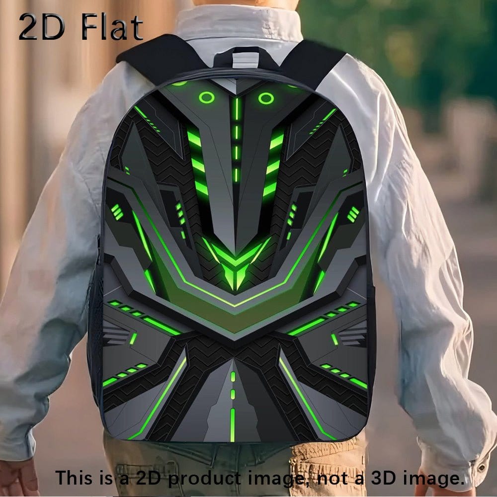 3PCS Steel Style Double Shoulder Backpack Set – Lightweight, Multi - Pocket & Large Capacity Travel Bags - FastZen