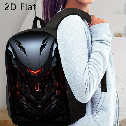3pcs Technology Double Shoulder Backpack Set, Lightweight Large Capacity Multi - Pocket Suitable for Outdoor Travel Bags, Durable High - Quality - FastZen