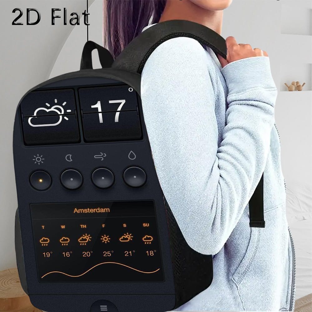 3PCS Zipper Closure Schoolbag Set – Unisex High Street Campus Backpack - Lightweight, Spacious &amp; Stylish - FastZen