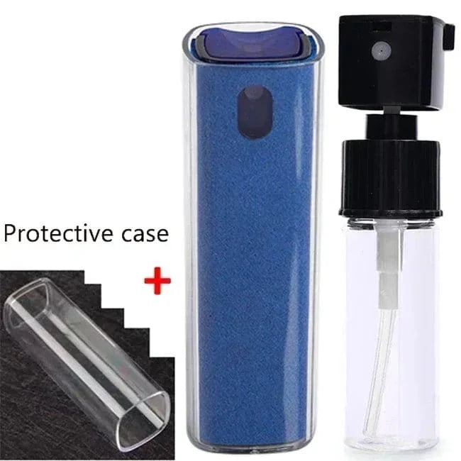4 - in - 1 Microfiber Screen Cleaner Spray Bottle – For Phone, iPad, Laptop & Glasses - FastZen