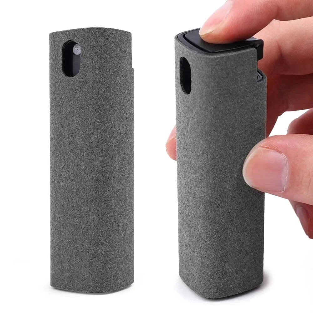 4 - in - 1 Microfiber Screen Cleaner Spray Bottle – For Phone, iPad, Laptop & Glasses - FastZen