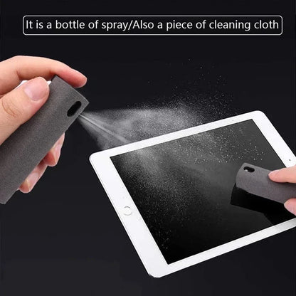 4 - in - 1 Microfiber Screen Cleaner Spray Bottle – For Phone, iPad, Laptop & Glasses - FastZen