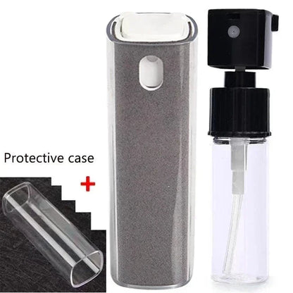 4 - in - 1 Microfiber Screen Cleaner Spray Bottle – For Phone, iPad, Laptop & Glasses - FastZen