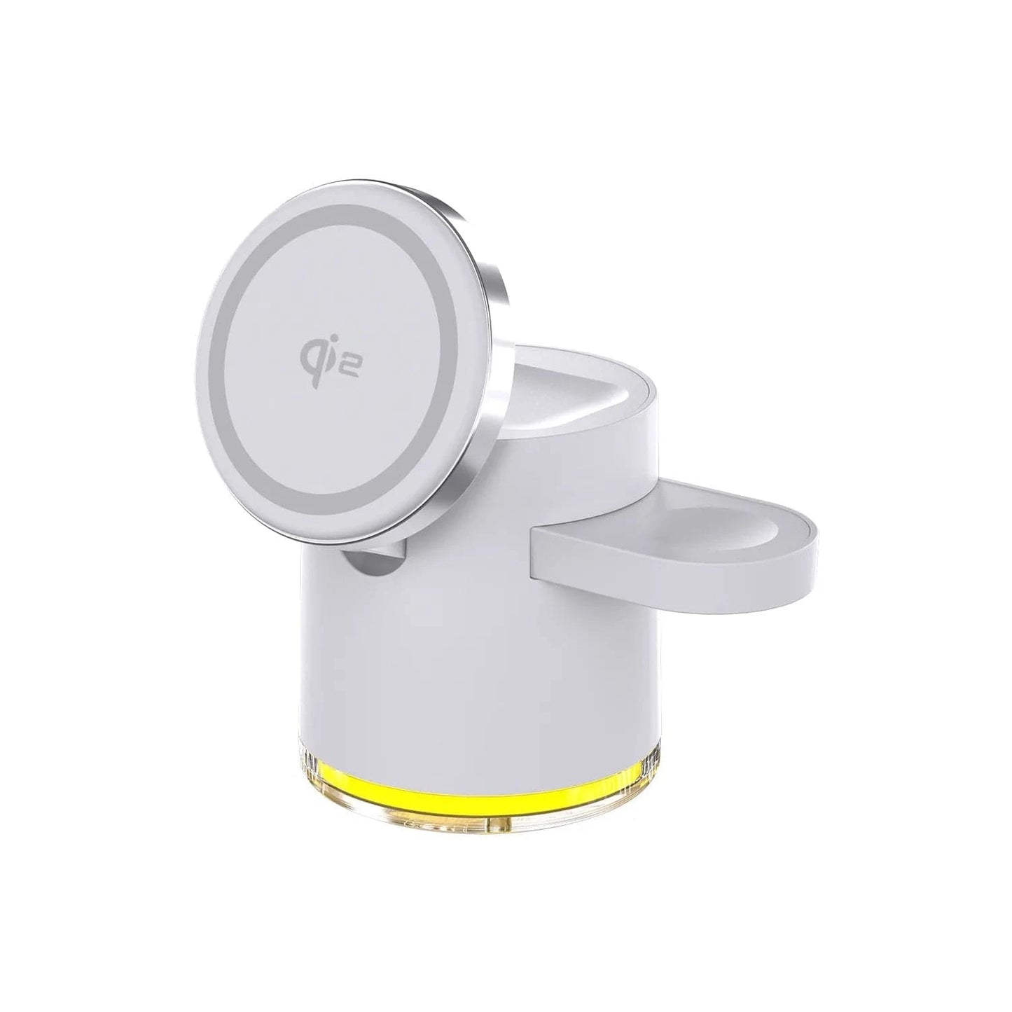 4 - in - 1 QI2 Wireless Charging Station – Fast Charger Dock with Night Light for MagSafe iPhone - FastZen