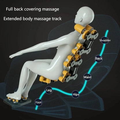4D Full Body Massage Chair – SL Track, Zero Gravity Recliner, Heating, Airbags, Luxury Electric Massage Sofa - FastZen
