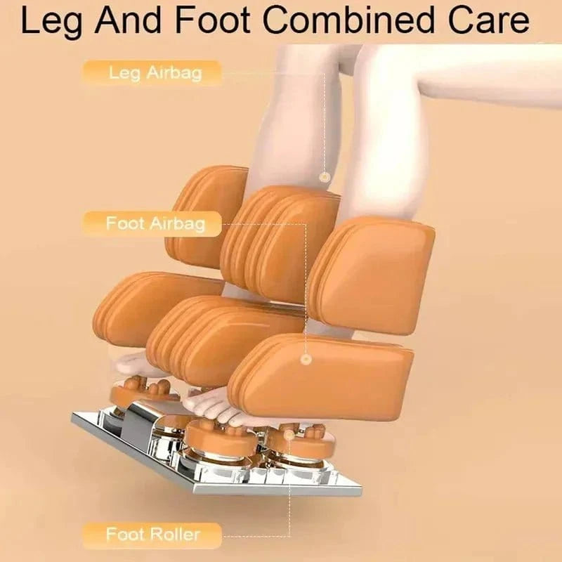 4D SL - Track Massage Chair – Zero Gravity Full Body Recliner with Airbag Massage, Touch Screen & 3 - Year Warranty - FastZen