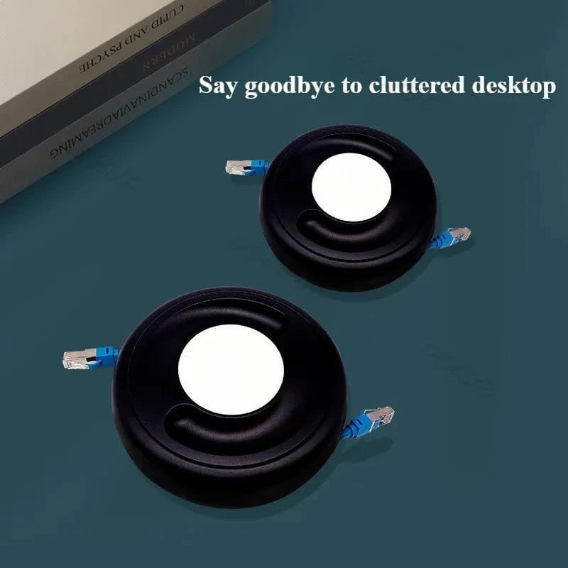 5m Manual Rotary Cable Winder – Home Replaceable Cord Storage Organizer for Hassle - Free Cable Management - FastZen