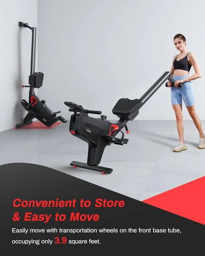 UTRYUP Magnetisches Rudergerät R05 Wasserrudergerät R10 16 Stufen Leiser Widerstand Faltbares Kompaktes Rudergerät Heim-Fitnessstudio