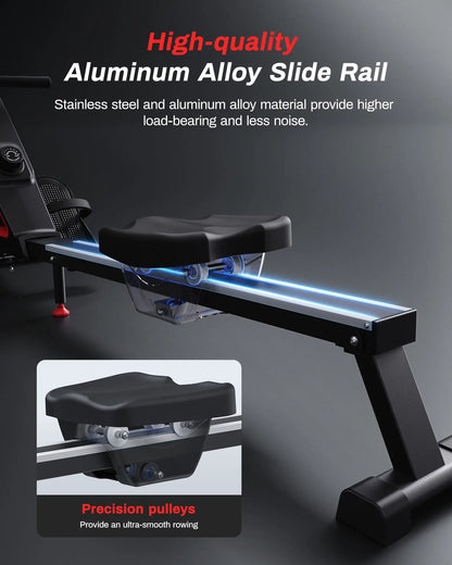 UTRYUP Magnetisches Rudergerät R05 Wasserrudergerät R10 16 Stufen Leiser Widerstand Faltbares Kompaktes Rudergerät Heim-Fitnessstudio