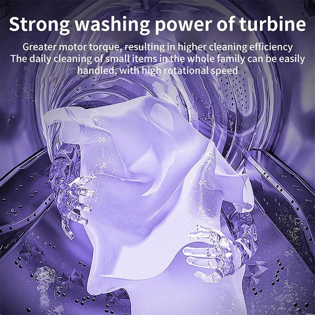 8L Portable Washing Machine Mini Washer Foldable Washer and Spin Dryer Travel