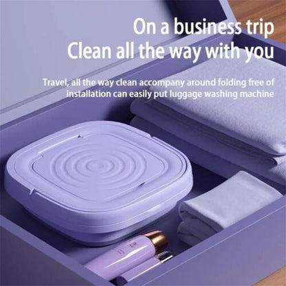 8L Portable Washing Machine Mini Washer Foldable Washer and Spin Dryer Travel