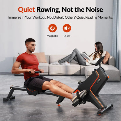 UTRYUP Magnetisches Rudergerät R05 Wasserrudergerät R10 16 Stufen Leiser Widerstand Faltbares Kompaktes Rudergerät Heim-Fitnessstudio