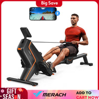 UTRYUP Magnetisches Rudergerät R05 Wasserrudergerät R10 16 Stufen Leiser Widerstand Faltbares Kompaktes Rudergerät Heim-Fitnessstudio