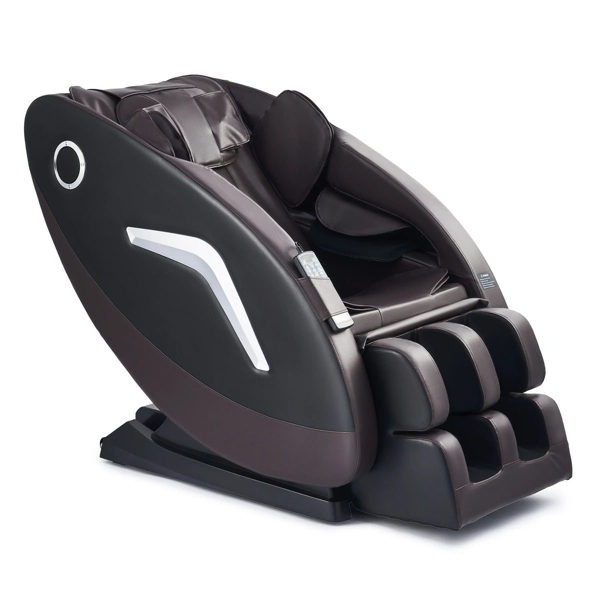Massage Chair with SL Track 22 Nodes Foot Rollers and Heating Pads, Recliner Chair with Bluetooth Speakers, Neck Shoulder Back a